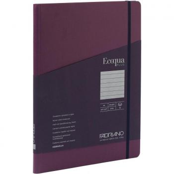 Libreta A4 Rayado Espiral Escondida Ecoqua Plus Fabriano Boutique Morado, tamaño A4, tipo rayado, espiral, 70 hojas de 90g