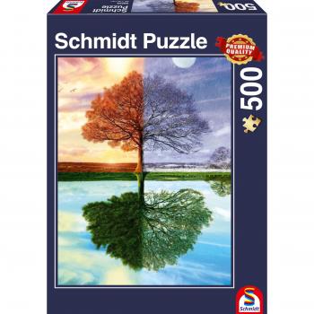 Puzzle Schmidt - Árbol de las Estaciones, 500 Piezas