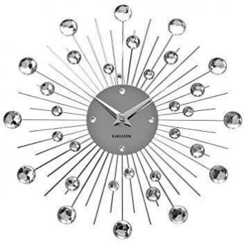 Reloj de pared Karlsson KA4860 redondo de metal Sunburst 30 cm