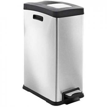 Papelera EKO Rejoice Pedaalemmer 30 Litros Acero Inoxidable Mate con Interior de Plástico