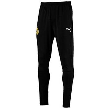 PUMA BVB Training Pants Tapered Pockets with Zippers Pantalones, Hombre, Black, Large