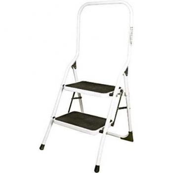 ORYX 23010100 Escalerilla Acero 2 Peldaños Uso Doméstico Plus