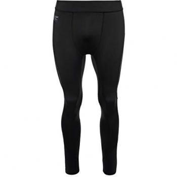 Superdry Performance Flock Compression Legging Pantalones Deportivos, Hombre, Negro, Small