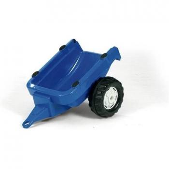 Remolque Azul Rolly Toys para Correpasillos - Tráiler de un Solo Eje - Carga Hasta 15 Kg - Para Niños de 2½ a 10 Años