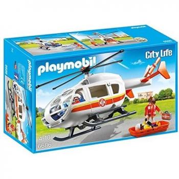 Playmobil Helicóptero Médico de Emergencia 6686