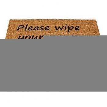 Gardman 82906 Felpudo diseño de PLEASE Wipe your Paws 45 x 75 cm