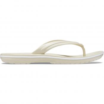 Chanclas unisex Crocband Flip de Crocs, color Beige