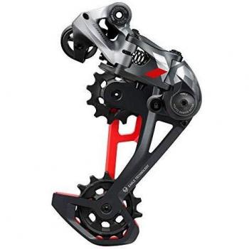 Sram Cambio X01 Eagle Caja Larga 52D Aluminio Rojo, Adultos Unisex, Multicolor