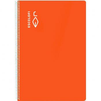 Cuaderno Espiral Cuarto 50 hojas 70 gramos Cuadrícula 5x5 Tapa Dura