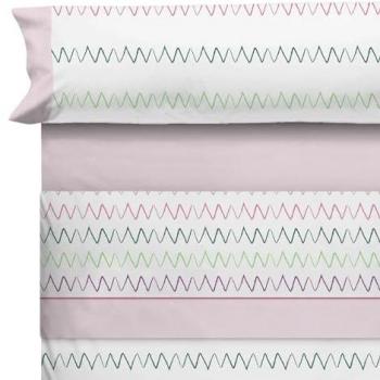 Juego de Sábanas Estampadas 50% Algodón 144 Hilos OEKO-TEX para Cama 150x190/200cm, 4 Piezas, Bajera Adaptable hasta 30cm, Fabricado