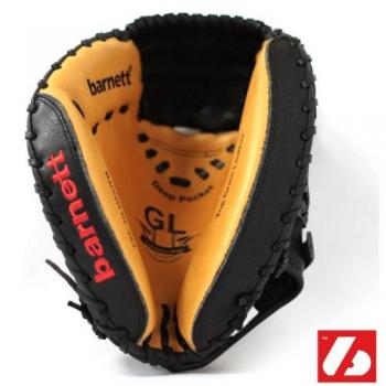barnett GL-201 guante de béisbol de cuero para catcher senior 31, marrón, RH