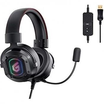 ATHAN02B auricular y casco Auriculares Alámbrico Diadema Juego USB tipo A Negro