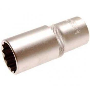 Matraca de 24mm con casquillo profundo de 12 puntos para llave de 1/2