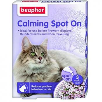 Beaphar Pipetas Calming Spot On para Gatos, 3 Unidades