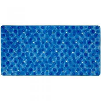 Spirella 71 x 36, Azul colección Bionic, Alfombrilla de Ducha, PVC