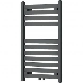 Radiador secatoallas eléctrico y de agua 359W 80x50x3,9cm, Gris
