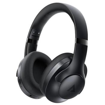 Acefast H4 Active Noise Cancelling Wireless HiFi Headset Black with 30h Playtime and Bluetooth 5.3