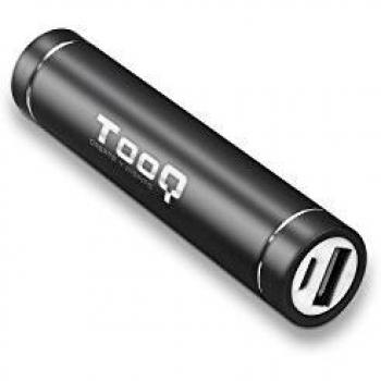 TooQ TQPB-1A26-B - Batería Externa de 2600 mAh, Color Negro