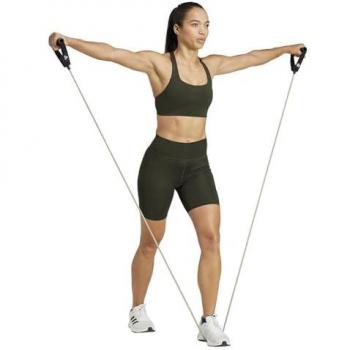 Adidas Optime 7-Inch Women's Fitness Leggings Olive Green