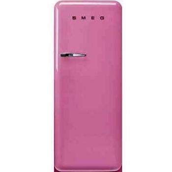 Frigorífico-Congelador Smeg FAB28RPK5 Retro Años 50 Bisagra Derecha Clase D Rosa 1.54m