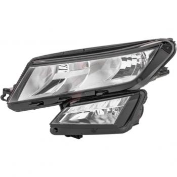 Faro principal delantero HELLA 1EF 012 669-091, Izquierda