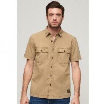 Superdry Camisa Manga Corta Military Beige