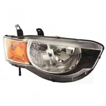 Faro Delantero H4 Amarillo para Mitsubishi Colt 6 - VAN WEZEL 3236962