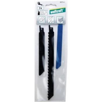 wolfcraft 8437000 - 3 hojas de sierra de sable