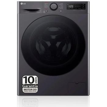 LG F4DR6010AGM Lavasecadora de Carga Frontal 10Kg/6Kg, 1400 RPM, Función Vapor, Libre Instalación, Inox Grafito