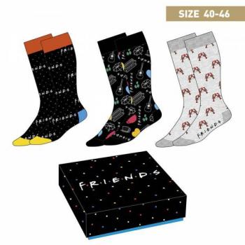 Pack de 3 Calcetines Friends Multicolor Talla 40-46