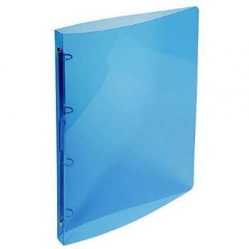 Classeur 4 Anneaux 20 Mm Polypropylene Crystal Colours - A4