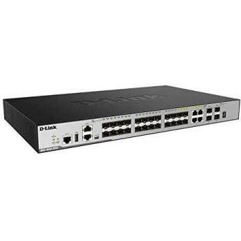 D-Link DGS 3630-28SC - Switch - L3 - Managed - 20 x Gigabit SFP + 4 x combo 1000Base-T + 4 x 10 Gigabit SFP+ - rack-mountable