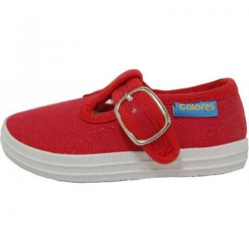 Deportivas de Niño Colores Pepito Lona 190831 Rojo