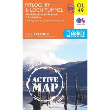 OS Explorer ACTIVE OL49 Pitlochry & Loch Tummel