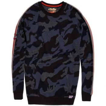 Superdry Jersey Camo Gris para Hombre XL Gris