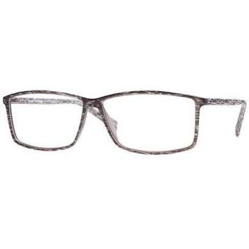 Italia Independent II 5563S BHS.071 Men's Eyeglasses Grey Size 55 - Frame Only with Blue Light Block Available