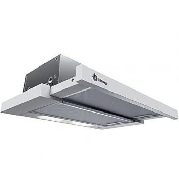 Campana Telescópica Integrable Balay 3BT263MB, 60 cm, Blanco, 360 m3/h, Filtro Lavable, 68dB, 146W