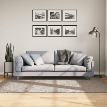 Alfombra Shaggy PAMPLONA Long Sleet Modern Beige 140x200 cm