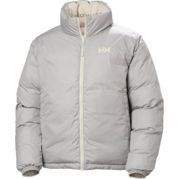 Chaqueta Puffer Reversible Helly Hansen Yu 23 Beige Gris Mujer - S