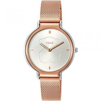 Reloj tous Real Bear bicolor de acero/IP rosado Ref:800350895