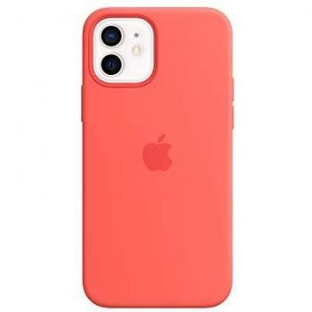 Funda de Silicona Apple MagSafe Rosa Pomelo para iPhone 12/12 Pro