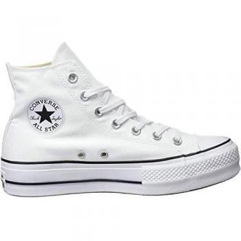 Converse All Star Lift Hi Women's Platform Sneakers - White/Black