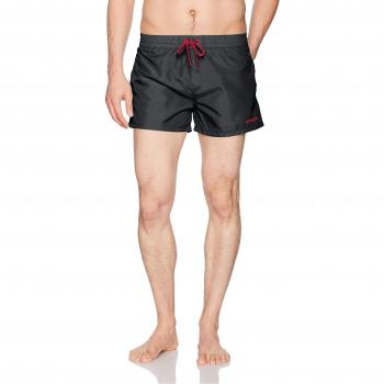 Diesel Shorts de baño Hombre, Nadador BMBX-Sandy, Colores Lisos con inserción de Malla: Colour: Black | Size: Large