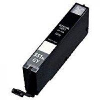 Cartucho Compatible Canon CLI-551XL Gris para Impresoras IP7250, MG5450 y MG6350