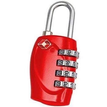 JZK® TSA Seguridad 4 combinación de viaje maleta de equipaje candado de bloqueo de código