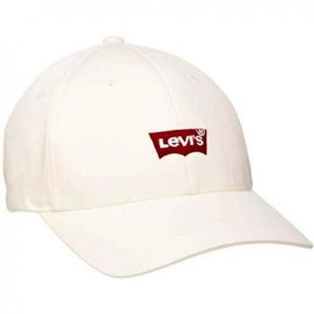LEVIS FOOTWEAR AND ACCESSORIES Mid Batwing Flexfit Gorra, Blanco