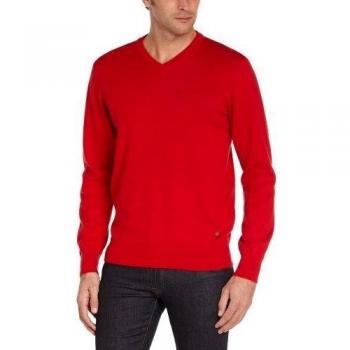 Lee Cooper M Kalez 2279 Lc Cotton Knit 5G - Jerséi de manga larga para hombre, color rojo, talla Medium