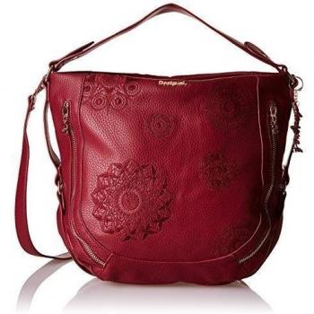 Desigual - MARTETA NEW ALEXA, Bolsa de Hombro Mujer, Rojo