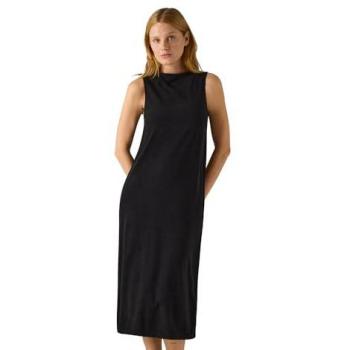 Ysabel Mora - Vestido Largo Liso Sin Mangas Negro
