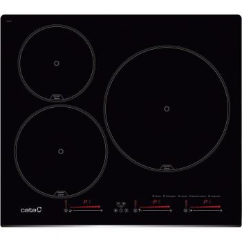 Cata INSB6003BK/A Placa de Inducción 3 Zonas 60cm Color Negro